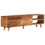 TV Cabinet Solid Wood Acacia with Honey Finish 140x30x40 cm 337847