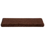 Stair Mats 10 pcs 65x21x4 cm Brown Rectangular Edge 149821