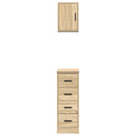 ZNTS Garage Cabinets 2 pcs Sonoma Oak Engineered Wood 3328316