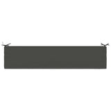 2-Piece Bench Cushions SOEST 2 pcs 100% Polyester Anthracite 949221