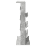 Magazine Rack Concrete Grey 70 x 41 x 126 cm Engineered Wood 899530