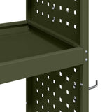 Tool Trolley Olive Green 65 x 35 x 111 cm Cold-rolled Steel 874549