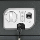 Digital Safe with Lock Dark grey 31 x 20 x 20 cm Steel 42011310