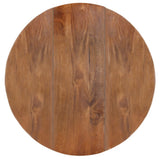 Dining Table Round 110x76 cm Solid Mango Wood 321701