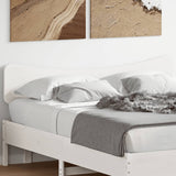 Headboard White 160 cm Solid Wood Pine 844770