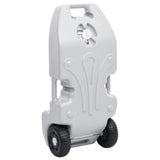 Wheeled Water Tank for Camping 25 L Grey 154414