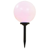 Outdoor Solar Lamps 2 pcs LED Spherical 30 cm RGB 44459
