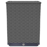 Planters 2 pcs Black 30x30x37 cm Polypropylene 364182