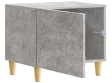 Bedside Table Concrete Grey 43 x 34.5 x 50 cm Engineered Wood 895031