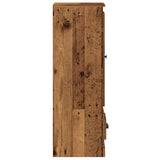 Highboard Old Wood 36x35.5x103.5 cm Engineered Wood 857145