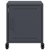 Bedside Cabinets 2 pcs Anthracite 36x39x43.5 cm Steel 846619