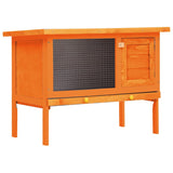 Outdoor Rabbit Hutch Small Animal House Pet Cage 1 Layer Wood 170157