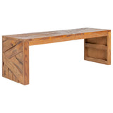 TV Stand 110x60x38 cm Solid Teak Wood 326176
