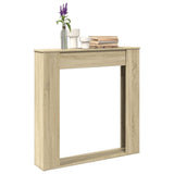 Fireplace Surround Sonoma Oak 100x20x100 cm Engineered Wood 854573