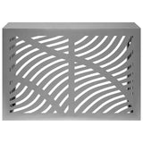 Air Conditioner Cover Silver 90 x 40 x 60 cm Galvanised Steel 8014099