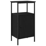 Bedside Cabinet 2 pcs Black Oak 41 x 31 x 80 cm Engineered Wood 862918