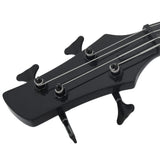 Electric Bass Guitar for Beginner with Bag Black 4/4 46" 70181
