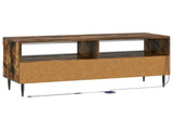 LED TV Cabinet Smoked Oak Engineered Wood 896550