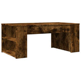 Coffee Table Smoked Oak 102x55x42 cm Engineered Wood 831858
