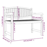 3 Piece Garden Dining Set Solid Wood Teak 3157940