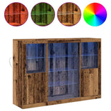 LED Sideboard Old Wood 142.5 x 37 x 100 cm Engineered Wood 3333120