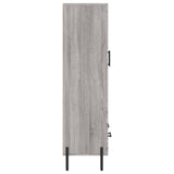 Highboard Grey Sonoma 69.5x31x115 cm Engineered Wood 828314