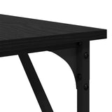 Desk Black Oak 149 x 149 x 75 cm Engineered Wood 882864