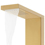 147717 Shower Panel System Stainless Steel 201 Gold