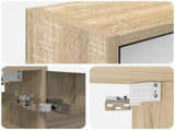 Bathroom Mirror Cabinet Sonoma Oak 73.5 x 16 x 62.5 cm 889169