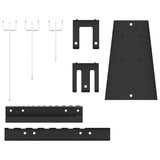 Tool Wall Panel 2 pcs Grey 100 x 1 x 80 cm 4103483