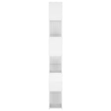 Book Cabinet Room Divider High Gloss White 100x24x188 cm 3082077