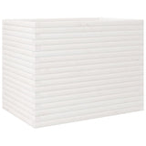 Garden Planter White 90x60x68.5 cm Solid Wood Pine 3282500