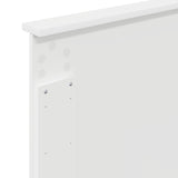 Bed Frame with Headboard White 75 x 190 cm Solid Pine Wood 3409417