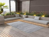 Outdoor Carpet ARAKIL Grey 120x180 cm PP 310437