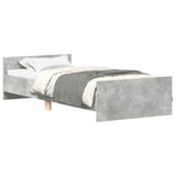 Bed Frame without Mattress Concrete Grey 90x200 cm 835928