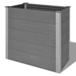 ZNTS Garden Raised Bed WPC 100x50x91 cm Grey 43604