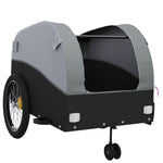 ZNTS Bike Trailer Black and Grey 45 kg Iron 94154