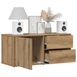 TV Cabinet Artisan Oak 80x34x35.5 cm Engineered Wood 856011