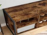 Shoe Cabinet 60 x 35 x 44 cm Engineered Wood Smoke Oak 886458