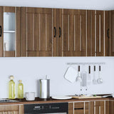 Kitchen Wall Cabinets 2 pcs Lucca Brown Oak Engineered Wood 853812