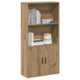 Bookcase Artisan Oak 60x24x120 cm Engineered Wood 860426