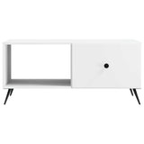 Coffee Table White 90 x 50 x 40 cm Engineered Wood 895645
