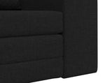 Folding Sofa Bed Black 98 x 71 x 83 cm Fabric 42030502