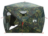 Hunting Tent Camouflage 143 x 143 x 165 cm Polyester and Steel 42028725