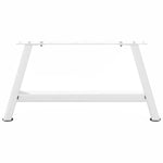 ZNTS Coffee Table Legs A-Shaped 2 pcs White 70x cm Steel 4012825