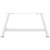 ZNTS Coffee Table Legs A-Shaped 2 pcs White 70x cm Steel 4012825