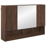 Bathroom Furniture Set with Drawer with Shelf 2 pcs Brown Oak 3393020