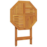 Folding Garden Table 70x75 cm Solid Wood Acacia 4004910