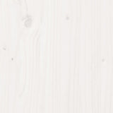ZNTS Bookcase Bed without Mattress White 120x200cm Solid Wood Pine 3323186