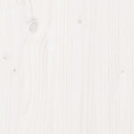 ZNTS Garden Planter White 90x40x49.5 cm Solid Wood Pine 847374